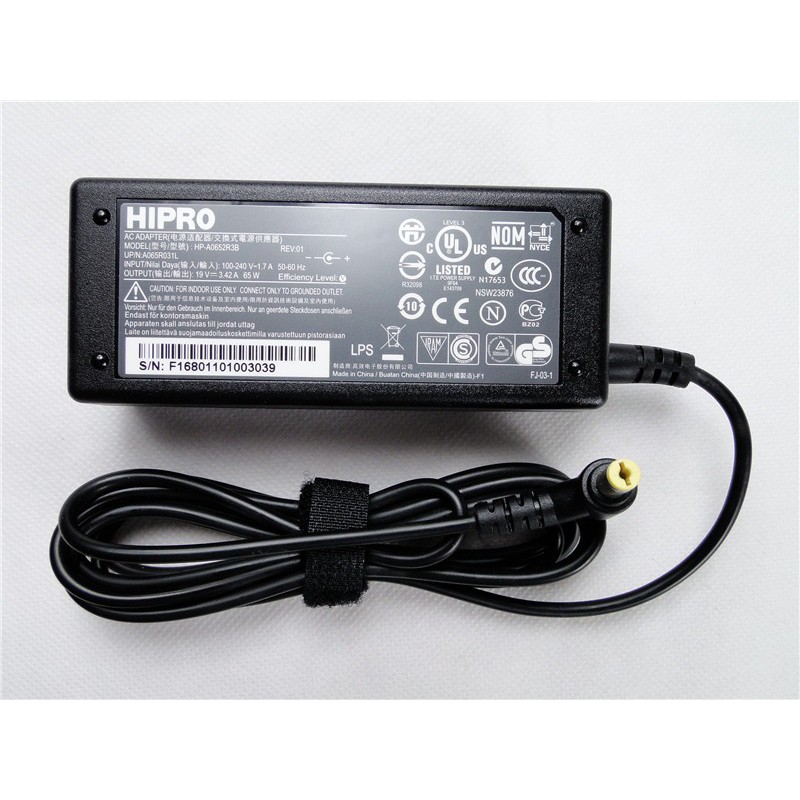 Nabíjecí adaptér pro notebook Acer HP-A0652R3B Nabíjecí adaptér pro notebook Acer HP-A0652R3B