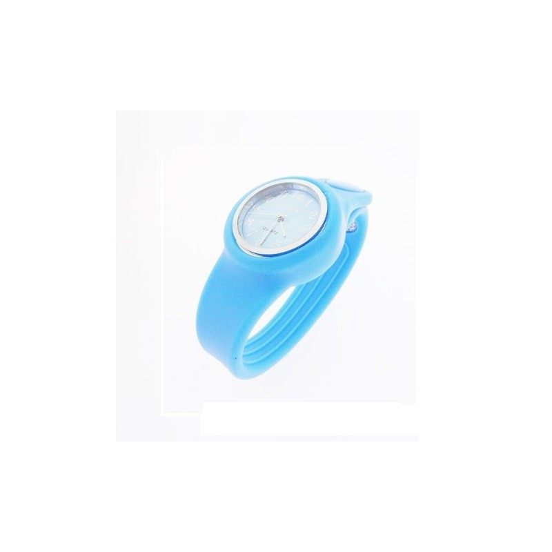 Himmelblau Uhr aus Silikon Himmelblau Uhr aus Silikon