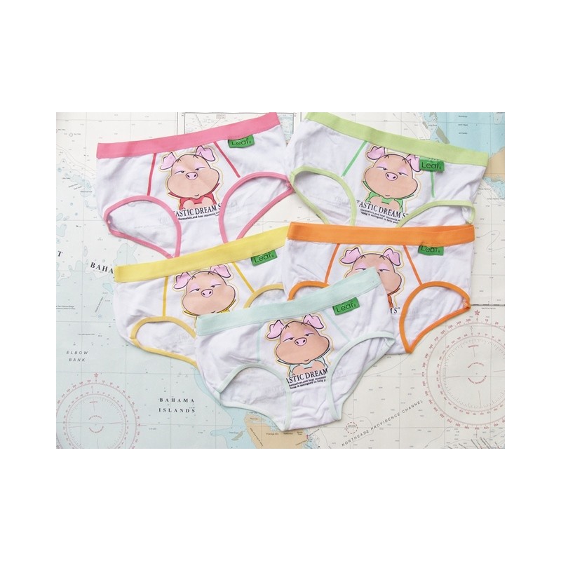 Spodní kalhotky dívčí, hipster, bavlněné, sada 5ks