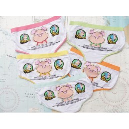 5 db színes lány bugyi csípő