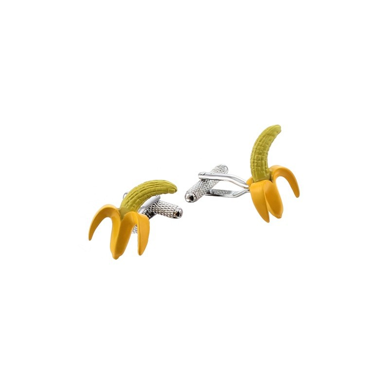 Spinki do mankietów banan
